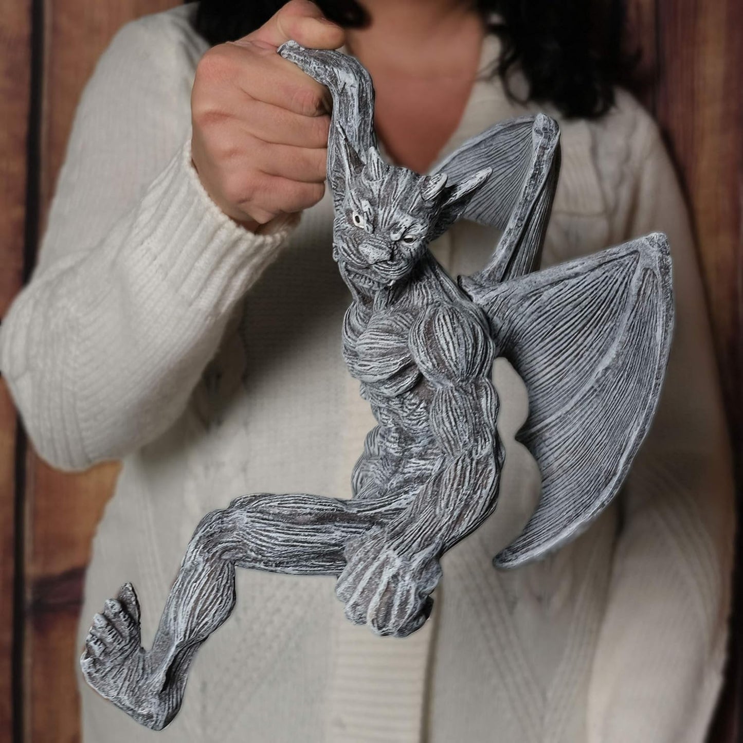 Mythical Garden Guardians – Dragon Lantern & Gargoyle Statue