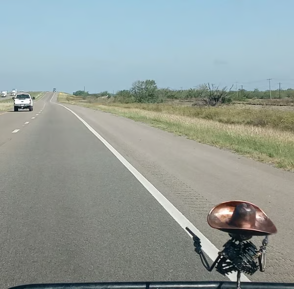 🤠💀 Outlaw Skull Hood Ornament - 50% Off Sale!