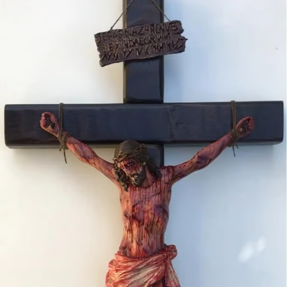 ✝️Jesus Crucifix Set: Small + Large Cross | Handmade in USA | Home & Church Altar