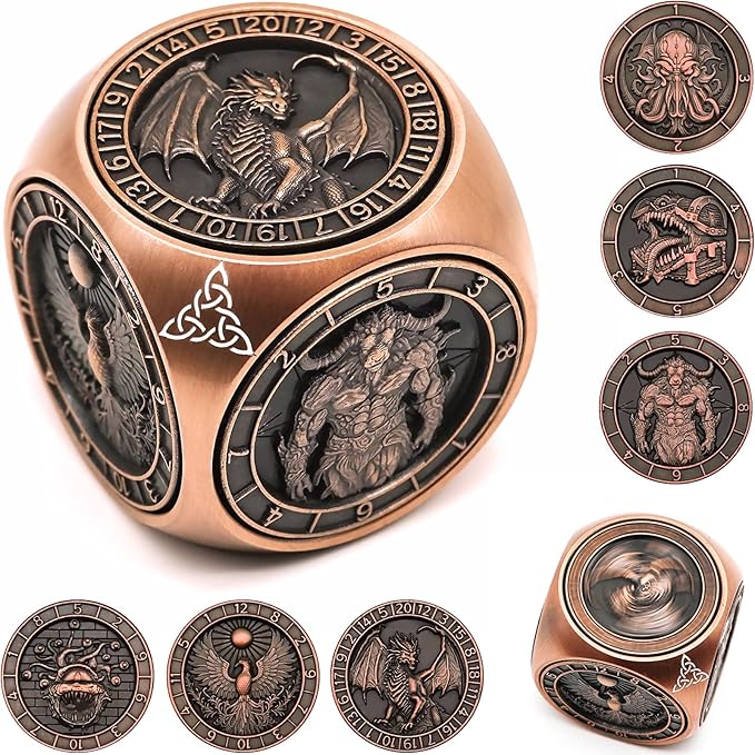 🔥Spin Your Fate:Ultimate 6-Sided Spinner for Adventurers