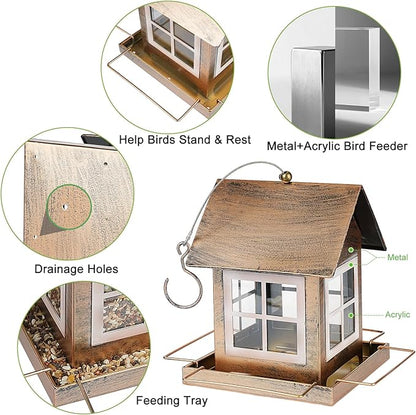 🐦Bird Feeder for Yard 🏠 Cottage Look | 49%OFF🎁