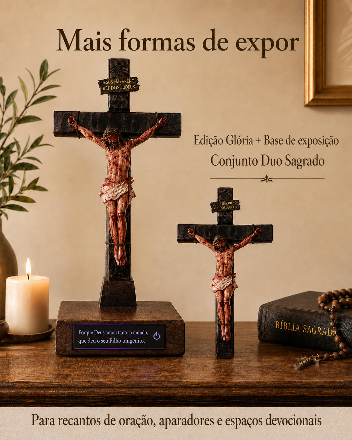 ✝️ Hand-carved Blessed Jesus Crucifix