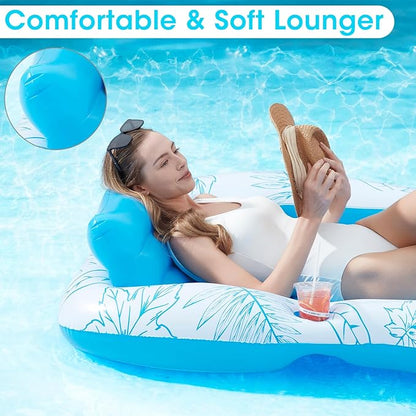 Inflatable Pool Float🦩 Extra Large & Comfy | Summer Must-Have Floatie 🌞