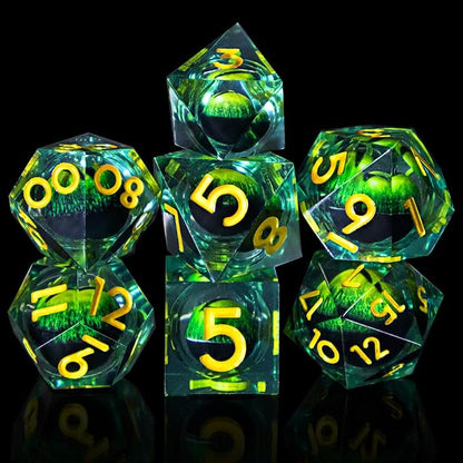 🎲DND Resin Dice Dragon Eye Perfect for D&D 5e & other TTRPGs