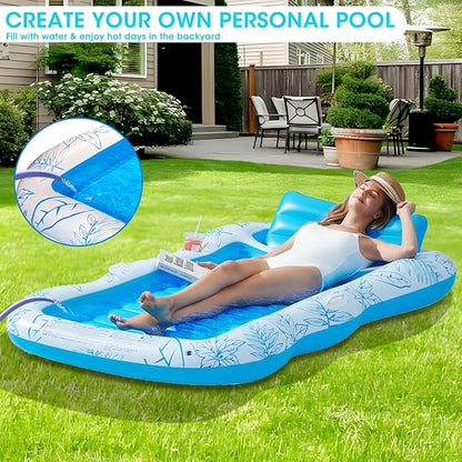 Inflatable Pool Float🦩 Extra Large & Comfy | Summer Must-Have Floatie 🌞