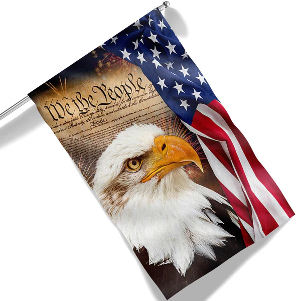 ✝️ American Patriot Flag – Veteran Memorial