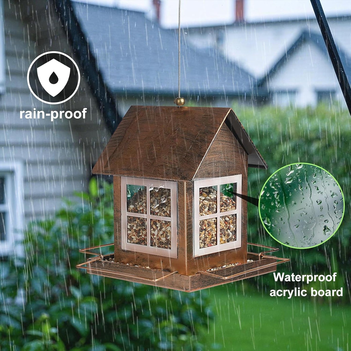 🐦Bird Feeder for Yard 🏠 Cottage Look | 49%OFF🎁