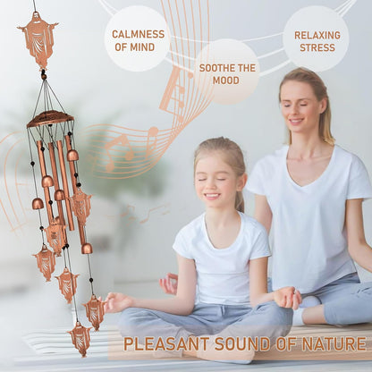 ✝️ Jesus Wind Chimes – Faithful Garden Gift