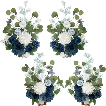 👰Artificial Flowers Wedding Aisle Runner Chair Decorations