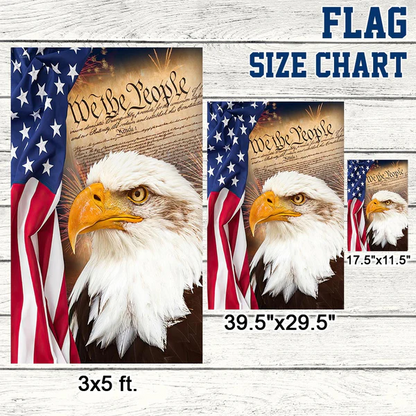 ✝️ American Patriot Flag – Veteran Memorial