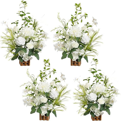 👰Artificial Flowers Wedding Aisle Runner Chair Decorations