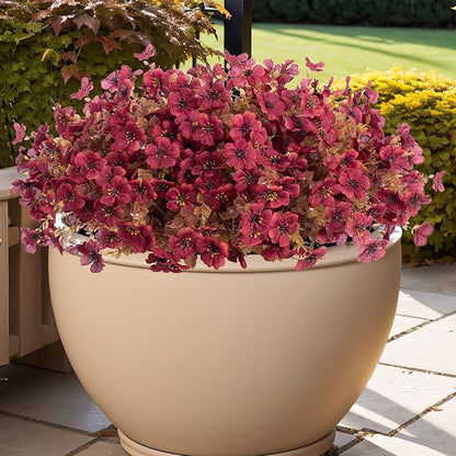 💐12PCS Artificial UV-resistant flowers: suitable for patios, porches and balconies-Pelargonium