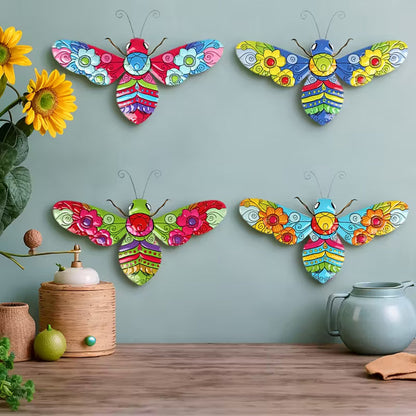 🐝Art Deco Metal Bee Wall Sculptures（4pcs）