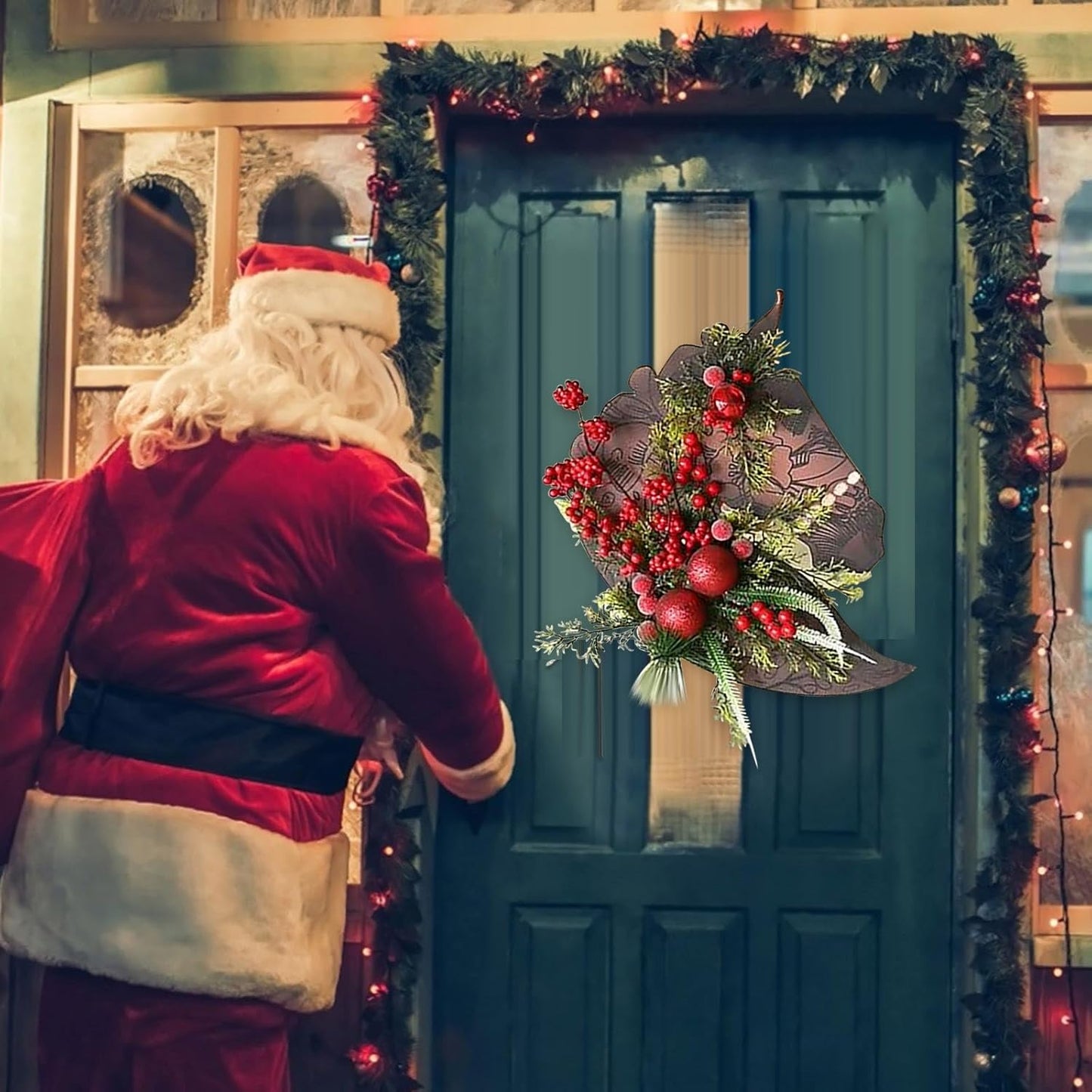 🌲 Equestrian Christmas Horse Wreath 🐎 - Single, Twin Set & Family Savings Bundle