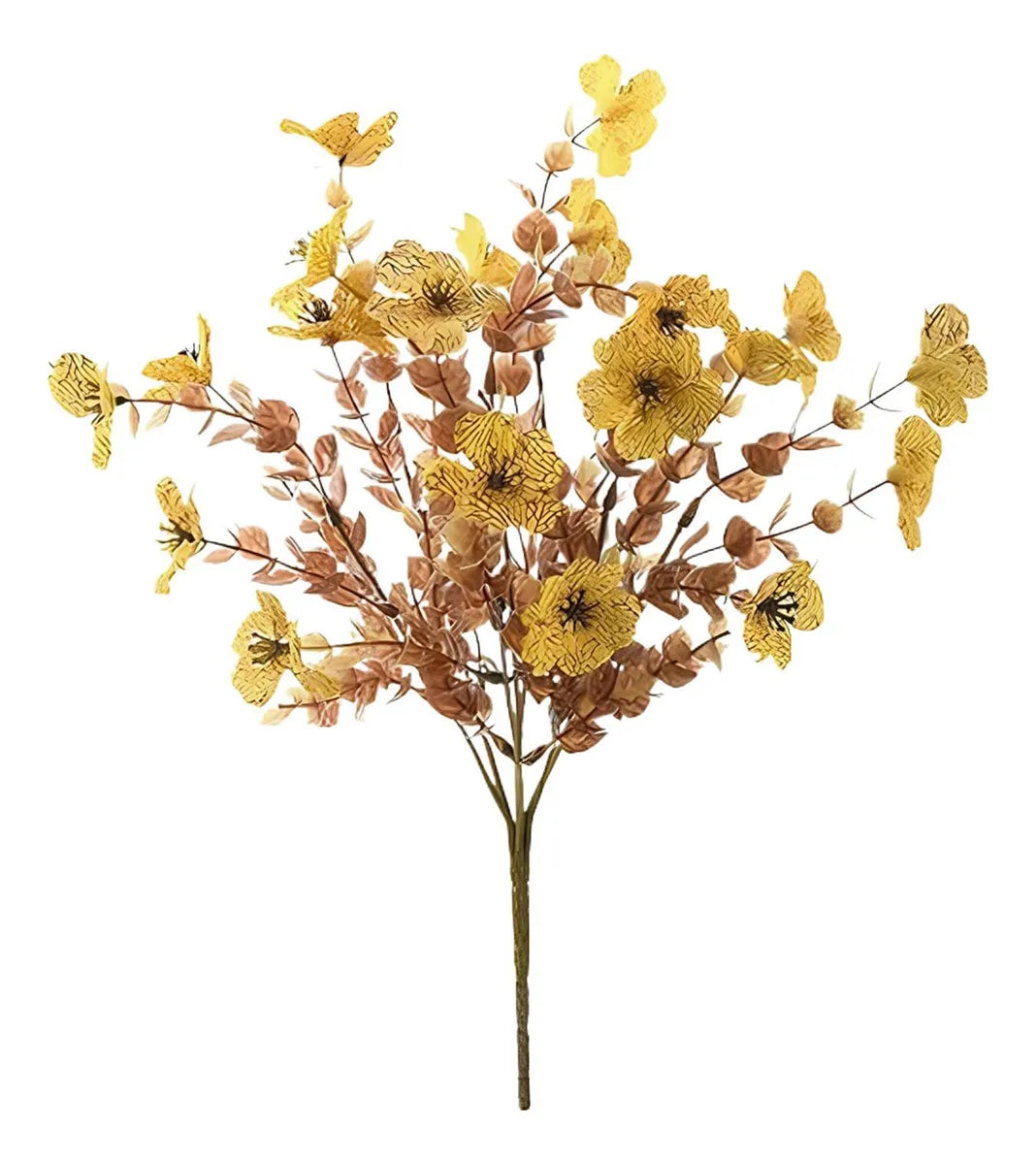 💐12PCS Artificial UV-resistant flowers: suitable for patios, porches and balconies-Tropaeolum Majus