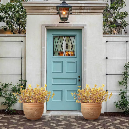 💐12PCS Artificial UV-resistant flowers: suitable for patios, porches and balconies-Tropaeolum Majus