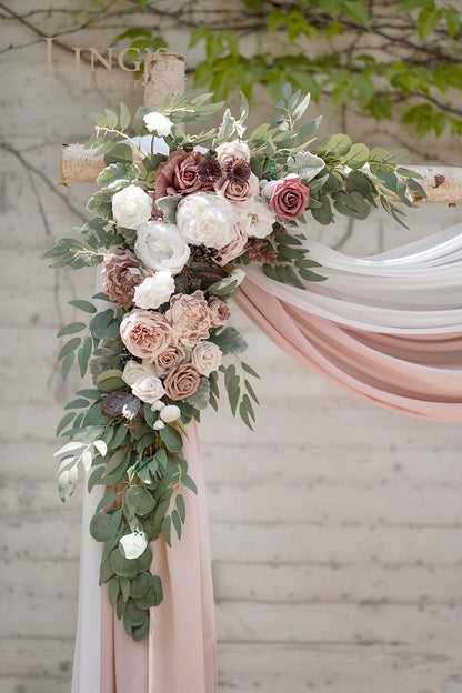 💏Artificial Wedding Arch Flowers Kit
