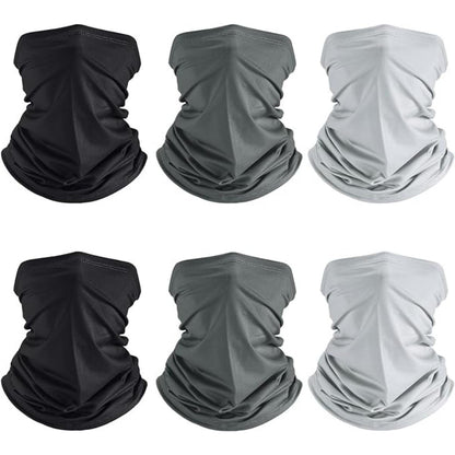 6PCS UV Cooling Neck Gaiter Face Masks