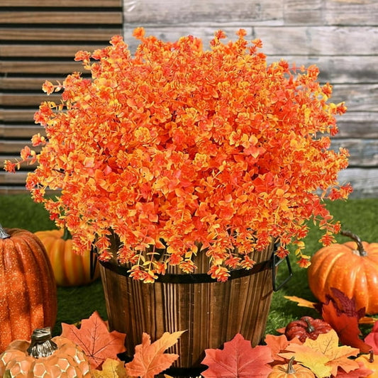 💐12PCS Artificial UV-resistant flowers: suitable for patios, porches and balconies-Sunset