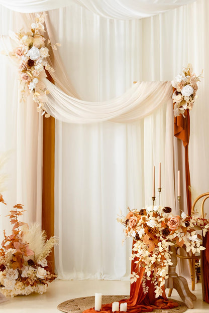 💏Artificial Wedding Arch Flowers Kit