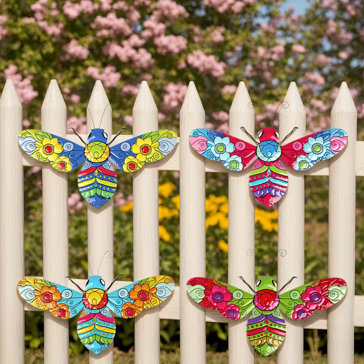 🐝Art Deco Metal Bee Wall Sculptures（4pcs）