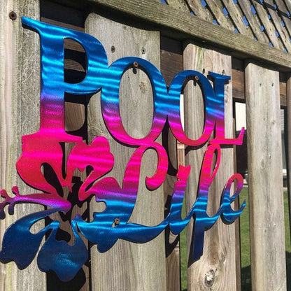 💦Metal Wall Art Decor Hibiscus Flower Coastal Outdoor Decor