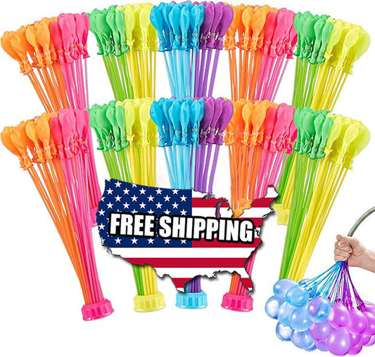💦Unleash a Water Balloon Battle – 350 Quick-Fill Balloons